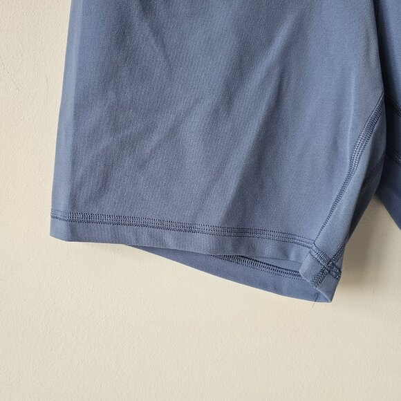 NWT LULULEMON WSDN Denim Blue Buttery Soft Align High Rise 6" Shorts Size 8 - Picture 3 of 7